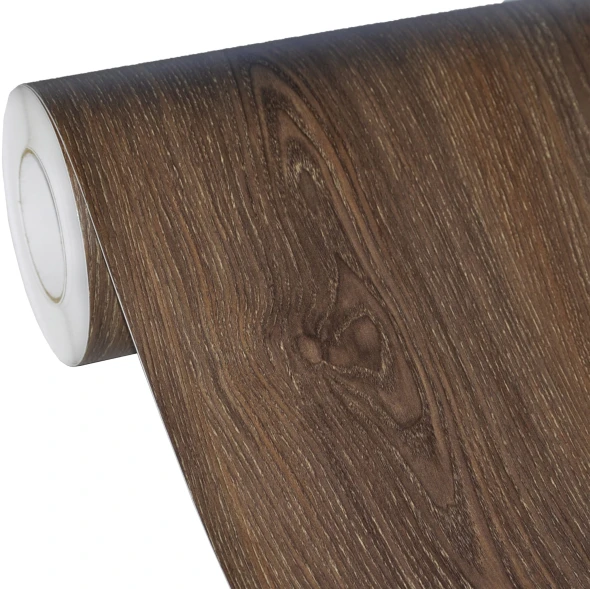 Folia Okleina Meblowa Samoprzylepna DecoFlex Solar Ciemne Drewno SL190!.jpg