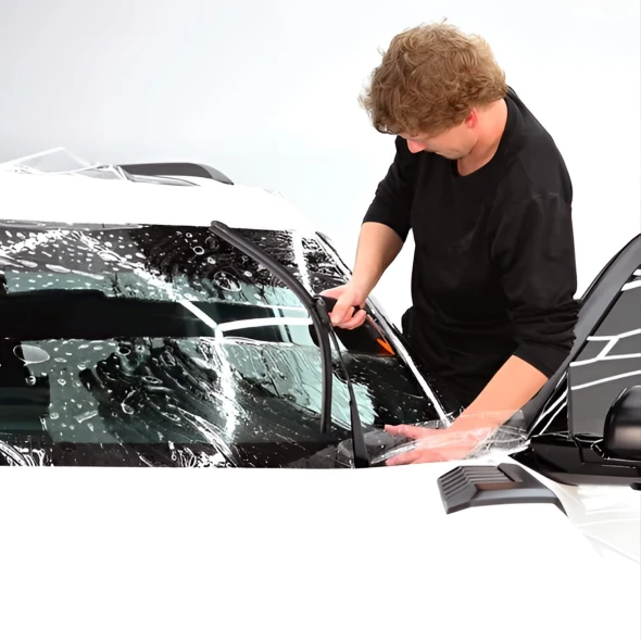 Solar King Windshield PPF Na Szybę Czołową 122x150cm Bezbarwna Wytrzymała Gruba  Niezawodna.....jpg