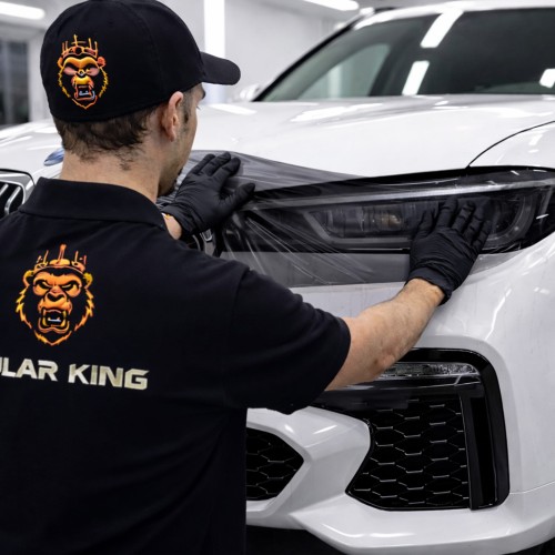 Folia PPF Do Przyciemniania Lamp SOLAR KING LIGHT BLACK 30x100cm Jasna Czarna.........jpg