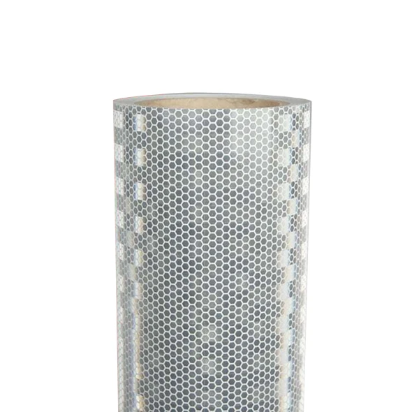 Odblaskowa 124x50 Samoprzylepna Biała Mocna Wysoki Odblask Ostrzegawcza-.jpg